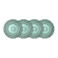 Sorrento bord Ø21 cm 4-pack, Groen