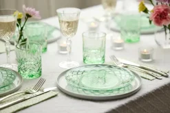 Sorrento bord Ø21 cm 4-pack, Groen