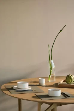 Square Nupo placemat 35x45 cm, army green