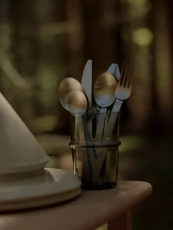 Stelo bestekset 4-delig, Brushed Stainless Steel