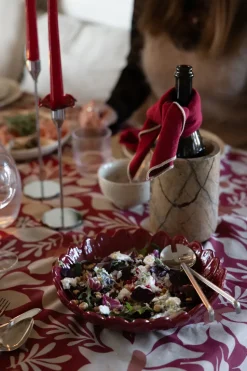 Sten wijnkoeler Ø12,5 cm, Bruine bosmarmer