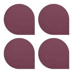 Stilla glasonderzetter 4-pack, Bordeaux