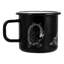 Stinky emaille mok 37 cl, Zwart