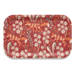 Stjärnspeja dienblad 21x31 cm, Rood