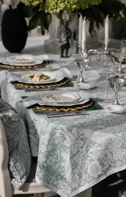 Strawberry Thief tafelkleed 150x250 cm, Groen