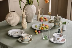 Strawberry Thief theekop met schotel 28 cl, Multi