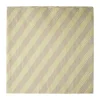Stripe papieren servet 33x33 cm 20-pack, Yellow