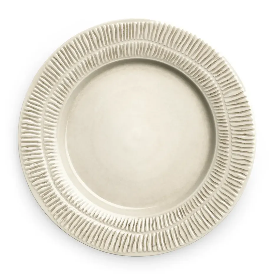 Stripes bord Ø28 cm, Sand