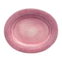 Stripes schotel 30x35 cm, Roze