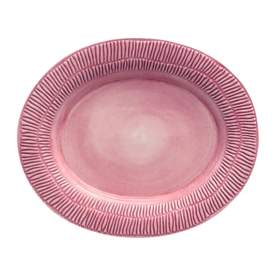 Stripes schotel 30x35 cm, Roze
