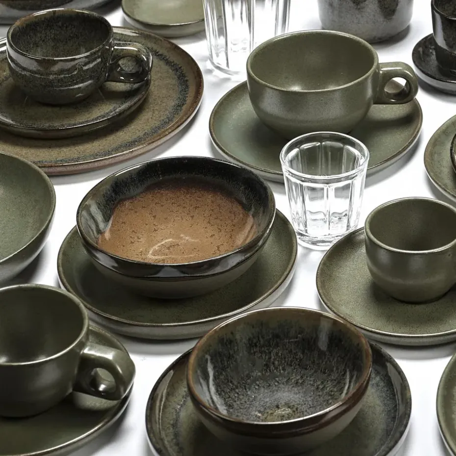 Surface diep bord 21 cm, Camogreen