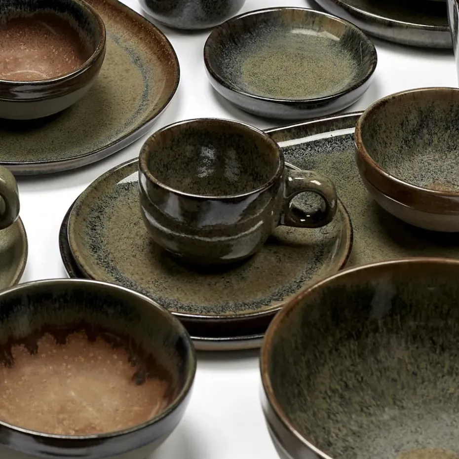 Surface espressokopje met schotel 10 cl, Indi grey