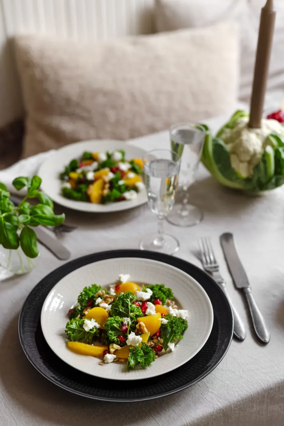 Swedish Grace bord klein Ø21 cm, Haver