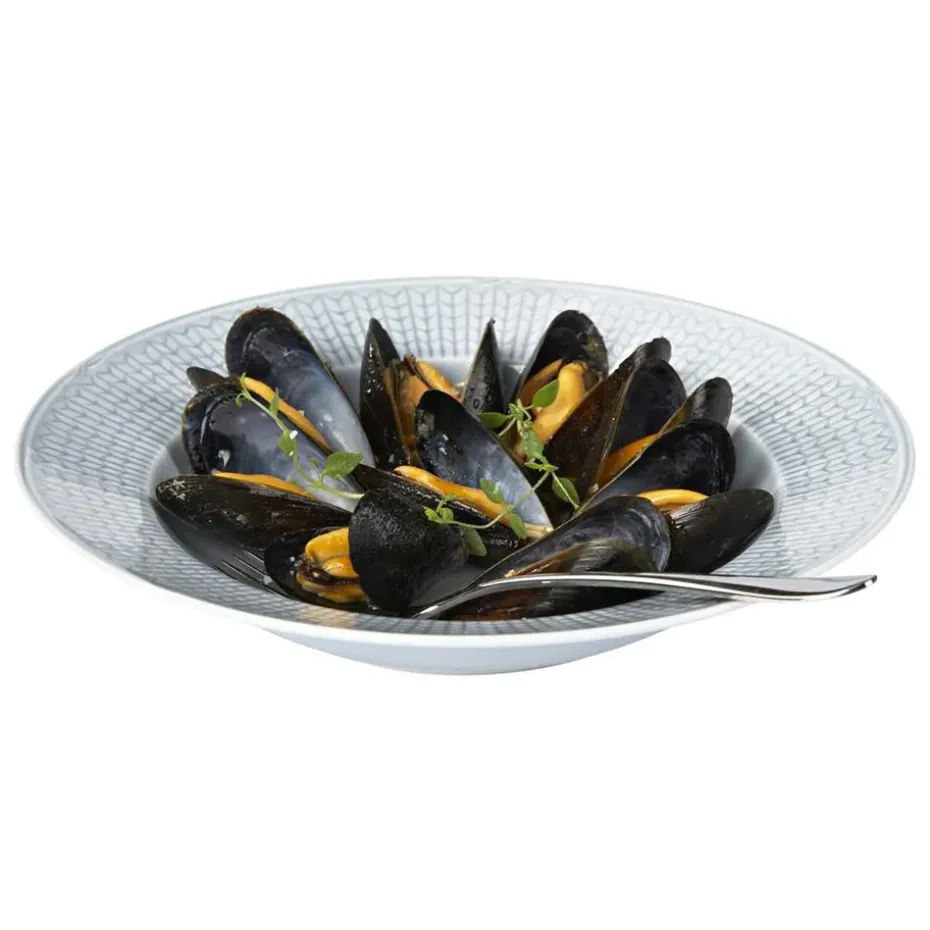 Swedish Grace diep bord Ø25 cm, ice (lichtblauw)