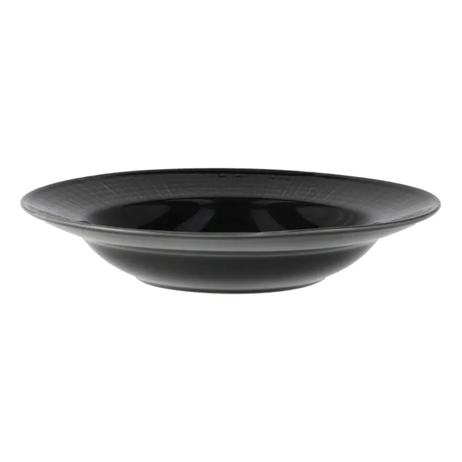 Swedish Grace diep bord Ø25 cm, stone (donker grijs)