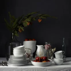 Swedish Grace schaal groot, snow (wit)