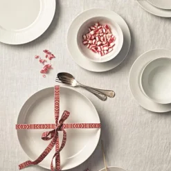 Swedish Grace schaal groot, snow (wit)