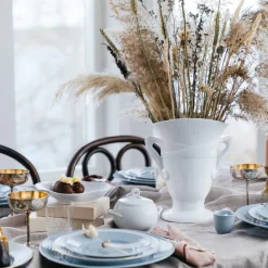 Swedish Grace schelpschaaltje 18x16 cm, Snö (wit)