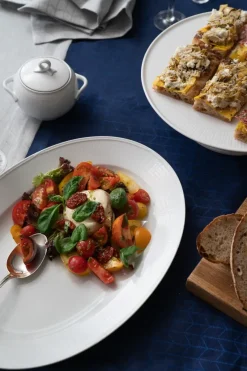 Swedish Grace schotel ovaal 29x40 cm, Sneeuw (wit)