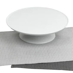 Swedish Grace taartbord 31 cm, Sneeuw