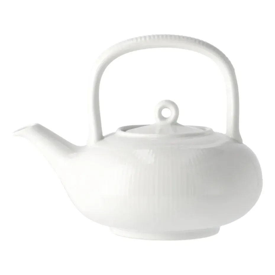 Swedish Grace theepot, snow (wit)