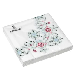 Swedish Grace Winter servet 20-pack, wit