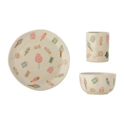 Sweets serviesset 3-delig, Nature