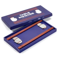 Table Nomade eetstokjes met houder 6-delig, Rood