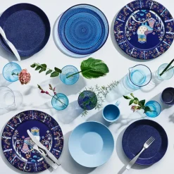 Taika bord 27 cm., blauw