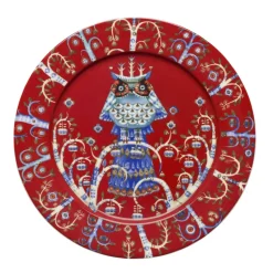 Taika bord 27 cm., rood