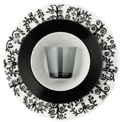 Taika bord 27 cm., zwart