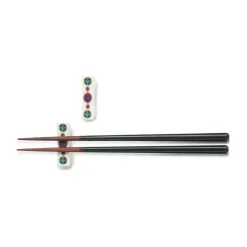 Taika Sato houder voor eetstokjes 2-pack, Wit-multi