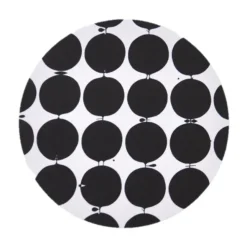 Tallyho pannenonderzetter Ø 21 cm, Zwart-wit