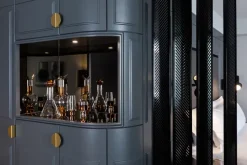 Tank wijnkaraf 1 L, Koperkleurig