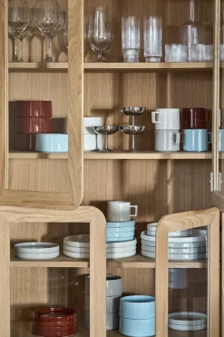 Taper bord 14 cm, Lichtgrijs