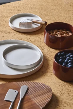 Taper bord 26cm, Lichtgrijs