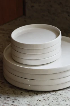 Taper bord 26cm, Wit