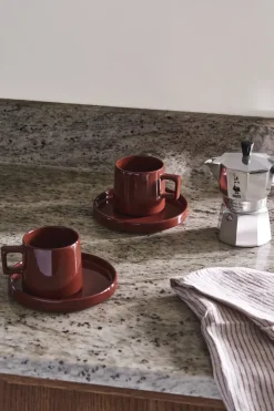 Taper schaal Ø13,3 cm, Rood