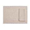 Tavolo placemat/servet 4-pack, Soft beige