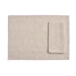 Tavolo placemat/servet 4-pack, Soft beige