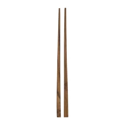 Teak eetstokjes 1 set, Bruin