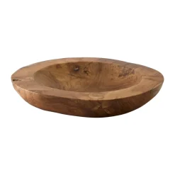 Teak serveerschaal, Large, Ø40 cm