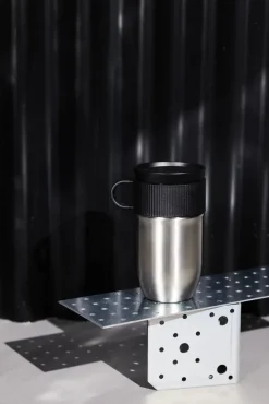 Ted reisbeker thermosbeker 28 cm, Zilverkleurig