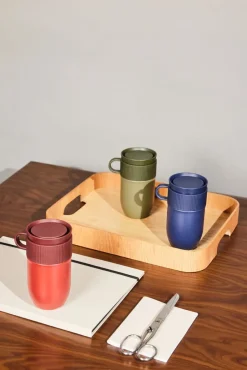 Ted reisbeker thermosbeker 28 cm, Wijnrood