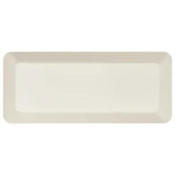 Teema rechthoekig bord 16 x 37 cm., wit