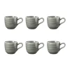 Terra espressokopje 9 cl 6-pack, Pearl Grey