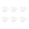 Terra espressokopje 9 cl 6-pack, Wit