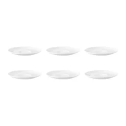 Terra koffieschotel Ø16,1 cm 6-pack, Wit