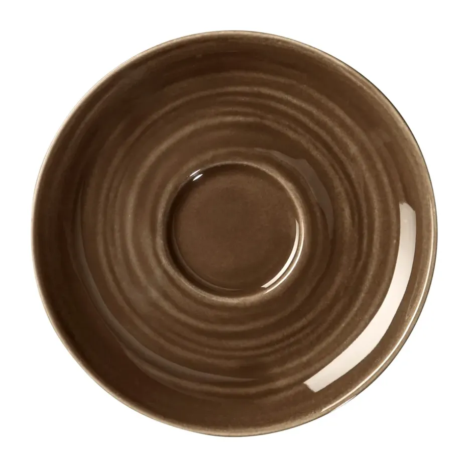 Terra koffieschotel Ø12 cm 6-pack, Earth Brown