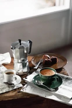 Terra koffieschotel Ø12 cm 6-pack, Earth Brown